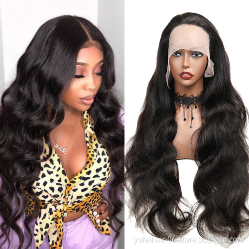 Dropship Hair Supplier Transparent Lace 180 Density 13*4 lace Long Remy Brazilian Bone Straight Human Hair Wigs